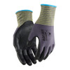 BLAKLADER 2944 Glove Grey in Nitrile Coated Polyamide Elastane – product display image; Features Precision glove; Touch function in palm area; Unlined; Thin and snug design