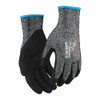 BLAKLADER 2982 Glove Black in Nitrile – product display image; Features Cut protection level C; Fully lined; Chromium free; Metal fibre free