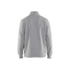 BLAKLADER 3365 Craftsman Sweater Grey Melange (Men) in Cotton Sweat – front view; Holster Pockets false, Features Soft, brushed inner