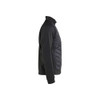 BLAKLADER 3418 Shirt Black / Dark Grey (Men) in Polyester Pique Fleece – side view; Features Soft, brushed inner