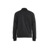 BLAKLADER 3418 Shirt Black / Dark Grey (Men) in Polyester Pique Fleece – front view; Features Soft, brushed inner