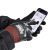 BLAKLADER 2987 Glove Black in Nitrile – front view; Features Cut protection level D; Suitable in oily conditions; Touch function in palm area; Liquid proof nitrile coating