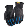 BLAKLADER 2873 Glove Anthracite Grey in PU Coated Polyester – product display image; Features Allround glove; Touch function in palm area; Unlined; Open cuff