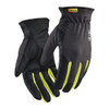 BLAKLADER 2875 Glove Anthracite Grey in PU Coated Polyester – product display image; Features Touch function in palm area; Light lined; Reinforced index finger; Reinforced fingertips
