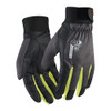 BLAKLADER 2876 Glove Anthracite Grey in PU Coated Polyester – product display image; Features Waterproof; Allround glove; Touch function in palm area; Light lined