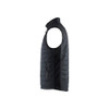 BLAKLADER 3880 Waistcoat Black (Men) in Ripstop (Heat insulated lining; Stretch panels; Water repellent) – alternate side view; Stretch true