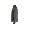 BLAKLADER 3418 Shirt Autumn Green / Black (Men) in Polyester Fleece – alternate side view; Features Soft, brushed inner