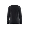 BLAKLADER 3405 Sweater Black (Women) in Cotton French Terry 320 gsm – front view; Features 100% cotton