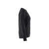 BLAKLADER 3405 Sweater Black (Women) in Cotton French Terry 320 gsm – side view; Features 100% cotton