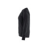 BLAKLADER 3405 Sweater Black (Women) in Cotton French Terry 320 gsm – alternate side view; Features 100% cotton