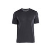 BLAKLADER 3415 T-Shirt Mid Grey (Men) in UV-Protective Stretch Polyester Jacquard Knit – product display image; Features Functional knitted; Moisture wicking; Stretchy; UV protected