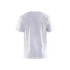 BLAKLADER 3602 T-Shirt White (Men) in Cotton Single Jersey 180 gsm – front view; Features 100% cotton