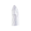 BLAKLADER 3602 T-Shirt White (Men) in Cotton Single Jersey 180 gsm – side view; Features 100% cotton