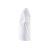 BLAKLADER 3602 T-Shirt White (Men) in Cotton Single Jersey 180 gsm – alternate side view; Features 100% cotton