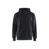 BLAKLADER 3366 Craftsman Hoodie Black (Men) in Cotton French Terry – product display image; Holster Pockets false, Features 100% cotton; Kangaroo pocket