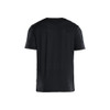 BLAKLADER 3415 T-Shirt Black (Men) in UV-Protective Stretch Polyester Jacquard Knit – front view; Features Functional knitted; Moisture wicking; Stretchy; UV protected