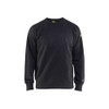 BLAKLADER 3477 Flame Resistant Sweater Black (Men) in Inherent Flame-Resistant Fleece – product display image; Features Inherent flame resistant; Antistatic quality; Soft, brushed inner