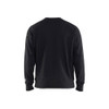 BLAKLADER 3477 Flame Resistant Sweater Black (Men) in Inherent Flame-Resistant Fleece – front view; Features Inherent flame resistant; Antistatic quality; Soft, brushed inner