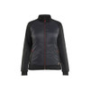 BLAKLADER 3419 Shirt Black / Red (Women) in Polyester Pique Fleece – product display image; Features Soft, brushed inner