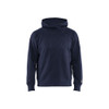 BLAKLADER 3478 Flame Resistant Hoodie Navy Blue (Men) in Inherent Flame-Resistant Fleece – product display image; Features Inherent flame resistant; Antistatic quality; Soft, brushed inner; Kangaroo pocket