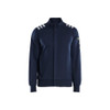 BLAKLADER 3453 Flame Resistant Sweater Navy Blue (Men) in Inherent Flame-Resistant Fleece – product display image; Features Inherent flame resistant; Antistatic quality; Soft, brushed inner; Metal free