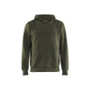 BLAKLADER 3530 Craftsman Hoodie Forest Night (Men) in Cotton French Terry – product display image; Holster Pockets false, Features 100% cotton; Kangaroo pocket