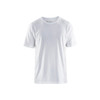 BLAKLADER 3625 T-Shirt White (Men) in Lightweight Cotton Single Jersey – product display image; Features 100% cotton