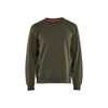 BLAKLADER 3596 Sweater Forest Night (Men) in Cotton – product display image; Features Moisture wicking; Temperature regulating