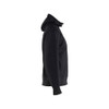 BLAKLADER 3478 Flame Resistant Hoodie Black (Men) in Inherent Flame-Resistant Fleece – side view; Features Inherent flame resistant; Antistatic quality; Soft, brushed inner; Kangaroo pocket