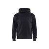BLAKLADER 3478 Flame Resistant Hoodie Black (Men) in Inherent Flame-Resistant Fleece – product display image; Features Inherent flame resistant; Antistatic quality; Soft, brushed inner; Kangaroo pocket