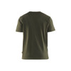 BLAKLADER 3531 T-Shirt Forest Night (Men) in Lightweight Cotton Single Jersey – front view; Application Short Sleeve, Holster Pockets false, Features 100% cotton