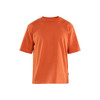 BLAKLADER 3429 T-Shirt Orange / Rust (Men) in Cotton Single Jersey 180 gsm – product display image; Features 100% cotton; Loose fit, Fit Relaxed
