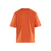 BLAKLADER 3429 T-Shirt Orange / Rust (Men) in Cotton Single Jersey 180 gsm – front view; Features 100% cotton; Loose fit, Fit Relaxed