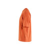 BLAKLADER 3429 T-Shirt Orange / Rust (Men) in Cotton Single Jersey 180 gsm – alternate side view; Features 100% cotton; Loose fit, Fit Relaxed