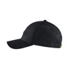 BLAKLADER 9231 Cap Black in Lightweight PolyCotton Plain Weave – alternate side view; Gender Unisex