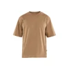 BLAKLADER 3429 T-Shirt Light Nougat (Men) in Cotton Single Jersey 180 gsm – product display image; Features 100% cotton; Loose fit, Fit Relaxed