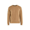 BLAKLADER 3596 Sweater Light Nougat (Men) in Cotton – product display image; Features Moisture wicking; Temperature regulating