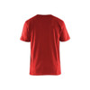 BLAKLADER 3625 T-Shirt Red in Cotton Single Jersey 150 gsm – front view