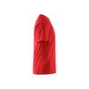 BLAKLADER 3625 T-Shirt Red in Cotton Single Jersey 150 gsm – side view