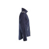 BLAKLADER 4407 Jacket Navy Blue (Men) in Inherent Flame-Resistant Ripstop – side view; Features Inherent flame resistant; Adjustable cuffs; Ripstop; Extended back