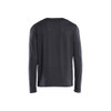 BLAKLADER 3423 T-Shirt Mid Grey (Men) in UV-Protective Stretch Polyester Jacquard Knit – front view; Features Functional knitted; Moisture wicking; Stretchy; UV protected