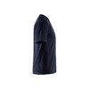 BLAKLADER 3625 T-Shirt Dark Navy Blue (Men) in Cotton Single Jersey 150 gsm – side view; Features 100% cotton