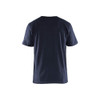 BLAKLADER 3625 T-Shirt Dark Navy Blue (Men) in Cotton Single Jersey 150 gsm – front view; Features 100% cotton