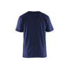 BLAKLADER 3625 T-Shirt Navy Blue in Cotton Single Jersey 150 gsm – front view