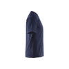 BLAKLADER 3625 T-Shirt Navy Blue in Cotton Single Jersey 150 gsm – side view