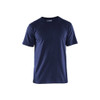 BLAKLADER 3625 T-Shirt Navy Blue in Cotton Single Jersey 150 gsm – product display image