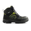 BLAKLADER 2479 Safety Boot Black / Hi-Vis Yellow (Unisex) in ETPU – product display image; Features Fully waterproof; Composite toe cap; Textile nail penetration protection in PS standard; Anatomically shaped soft PU insole