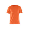 BLAKLADER 3525 Short Sleeve T-Shirt Orange (Men) in Cotton Single Jersey 150 gsm – product display image