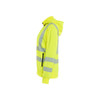 BLAKLADER 3574 High Vis Shirt Hi-Vis Yellow (Women) in Pique Fleece – alternate side view