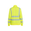 BLAKLADER 3574 High Vis Sweater Hi-Vis Yellow (Women) in Pique Fleece – side view; Features Soft, brushed inner; Wide reflectors